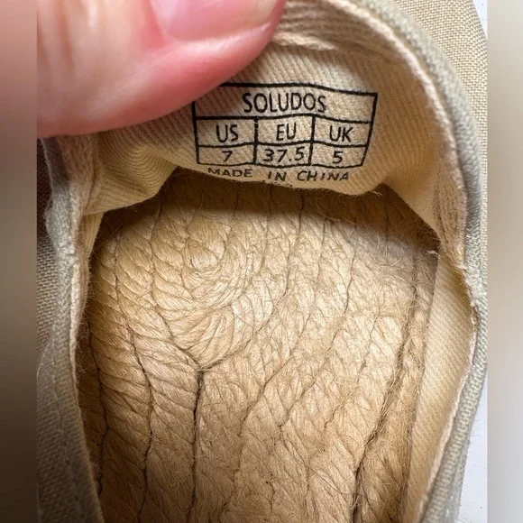 Soludos Rosé Espadrilles - Picture 6 of 6